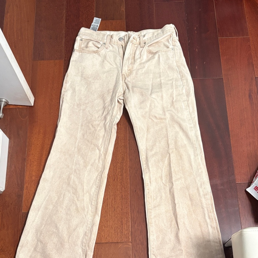 Levi's Women's Bootcut Jeans in Light Beige